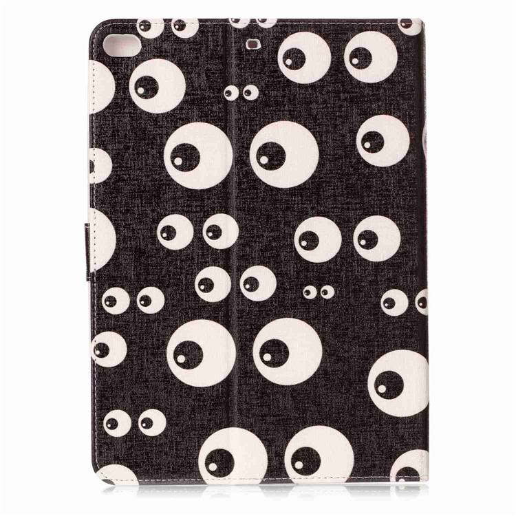 Pattern Printing Embossed Leather Protective Cover with Stand for iPad 9.7 (2018) / 9.7 (2017) - Eyes-3