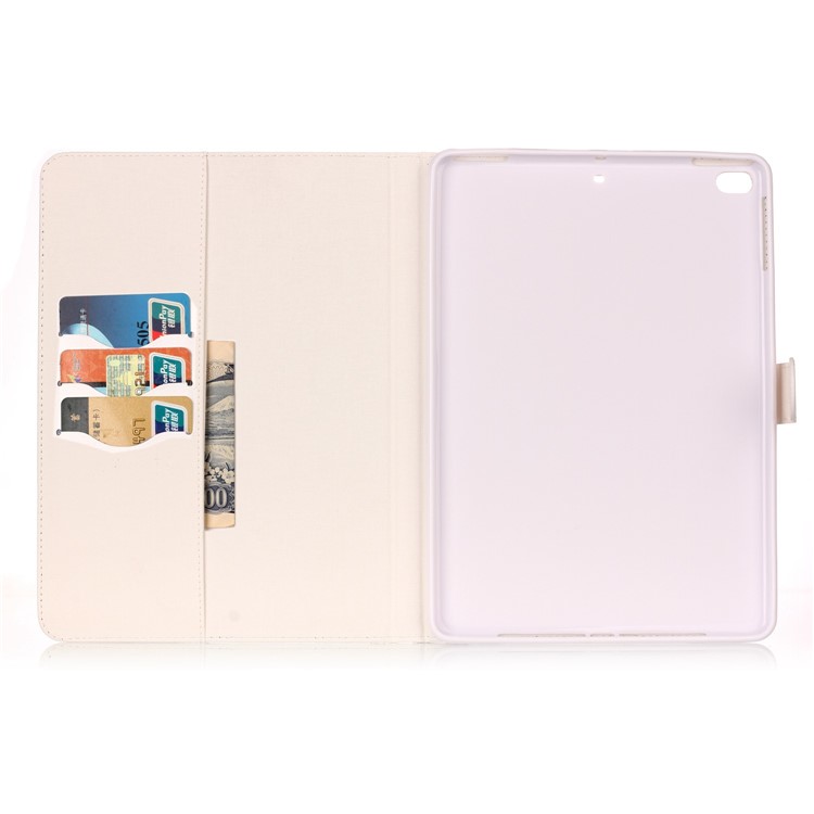 Pattern Printing Embossed Leather Protective Shell with Stand for iPad 9.7 (2018) / 9.7 (2017) - A Group of Owls-6