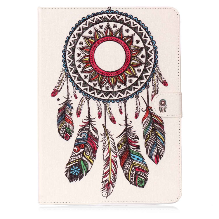 Pattern Printing Embossed Magnetic Leather Protective Case for iPad 9.7 (2018) / 9.7 (2017) - Dream Catcher-2