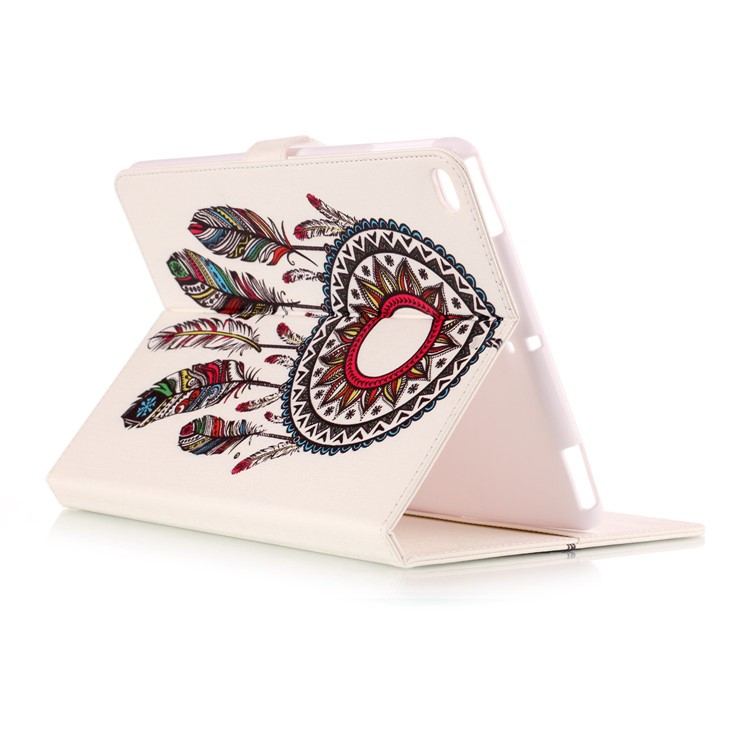 Pattern Printing Embossed Magnetic Leather Protective Case for iPad 9.7 (2018) / 9.7 (2017) - Dream Catcher-4