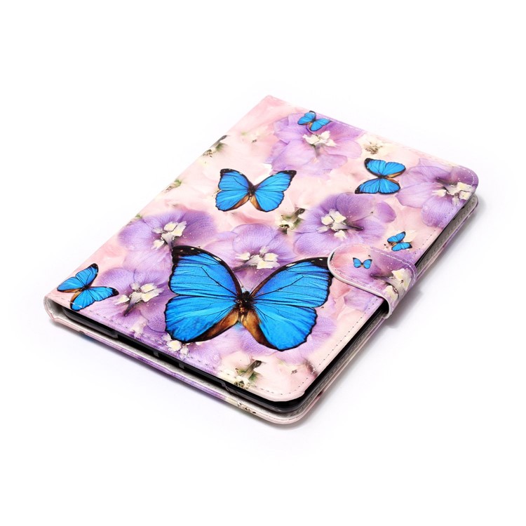 Pattern Printing Embossed Leather Protective Shell for iPad mini 1 / 2 / 3 - Butterfly-5