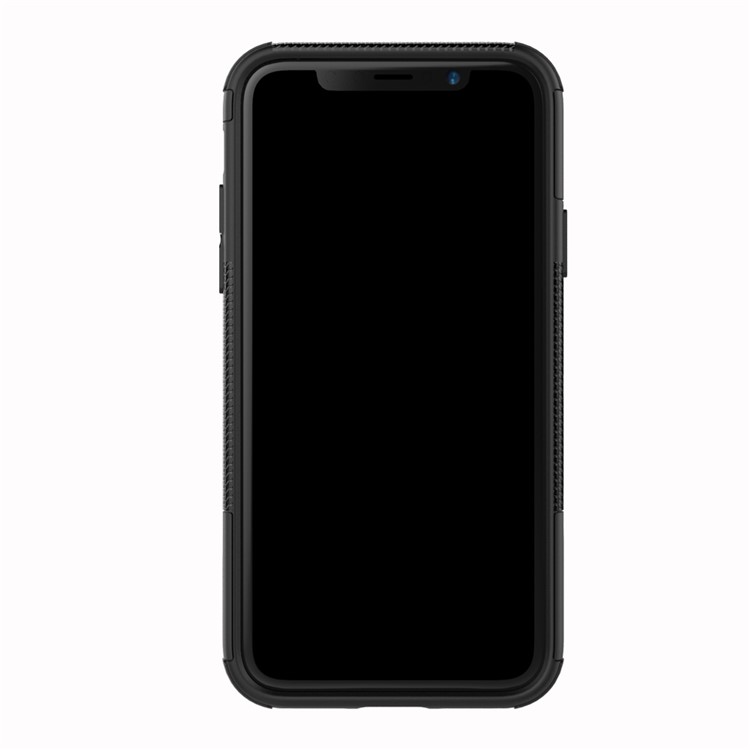 2-in-1 Tyre Pattern Kickstand PC + TPU Hybrid Phone Casing Cover for iPhone 8 - Black-3