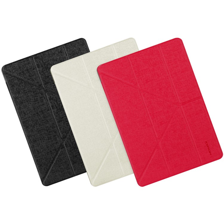 MOMAX Origami Tri-fold Stand Leather Smart Cover for iPad Pro 12.9 (2017) - Black-12