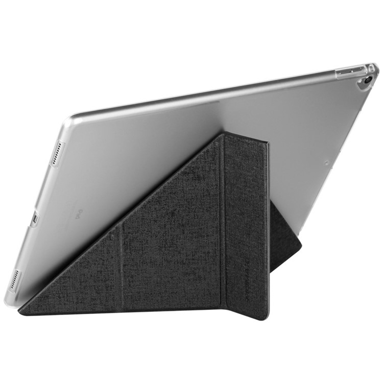 MOMAX Origami Tri-fold Stand Leather Smart Cover for iPad Pro 12.9 (2017) - Black-6