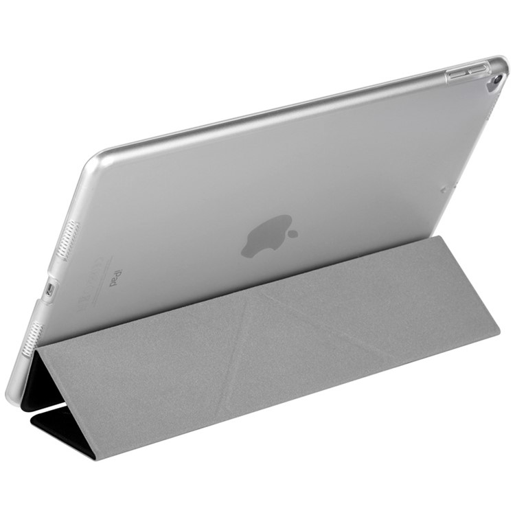 MOMAX Origami Tri-fold Stand Leather Smart Cover for iPad Pro 12.9 (2017) - Black-7