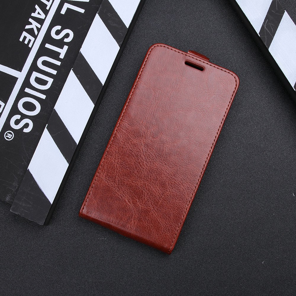 Crazy Horse Skin PU Leather Vertical Flip Phone Casing for iPhone 8 / 7 4.7 inch - Brown-12