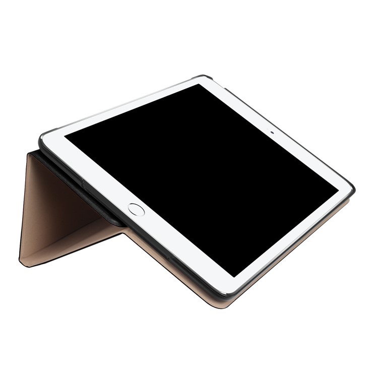 Stand PU Leather Tablet Cover for iPad 9.7-inch (2017) - Black-4