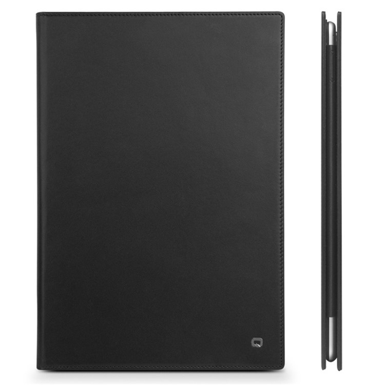 QIALINO Classic Gen II Top Layer Cowhide Auto-wake/sleep Leather Card Slot Case for iPad Pro 9.7 (2016) - Black-4