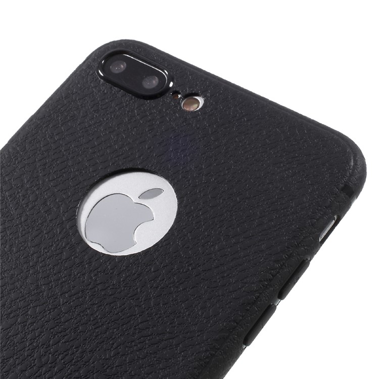 NXE for iPhone 7 Plus 5.5 inch Anti-fingerprint TPU Phone Case Accessory - Black-3