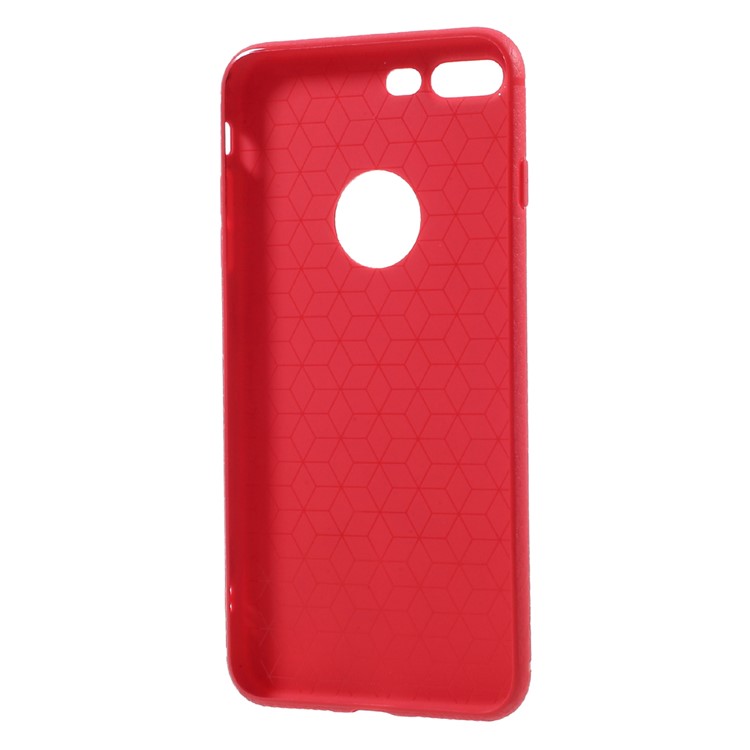 NXE for iPhone 7 Plus 5.5 inch Anti-fingerprint TPU Phone Casing Accessory - Red-4