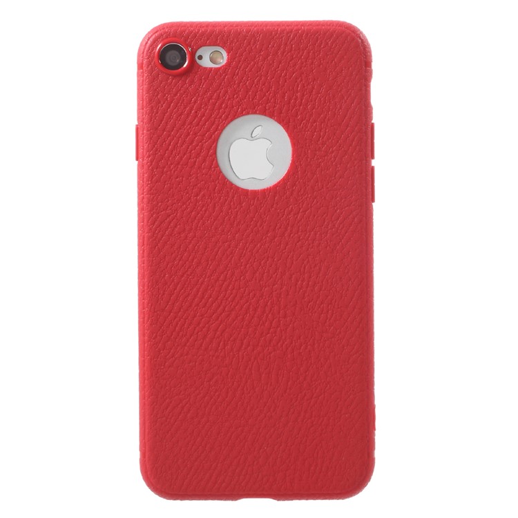 NXE Anti-fingerprint Soft TPU Protection Cell Phone Case for iPhone 7 4.7 inch - Red-2
