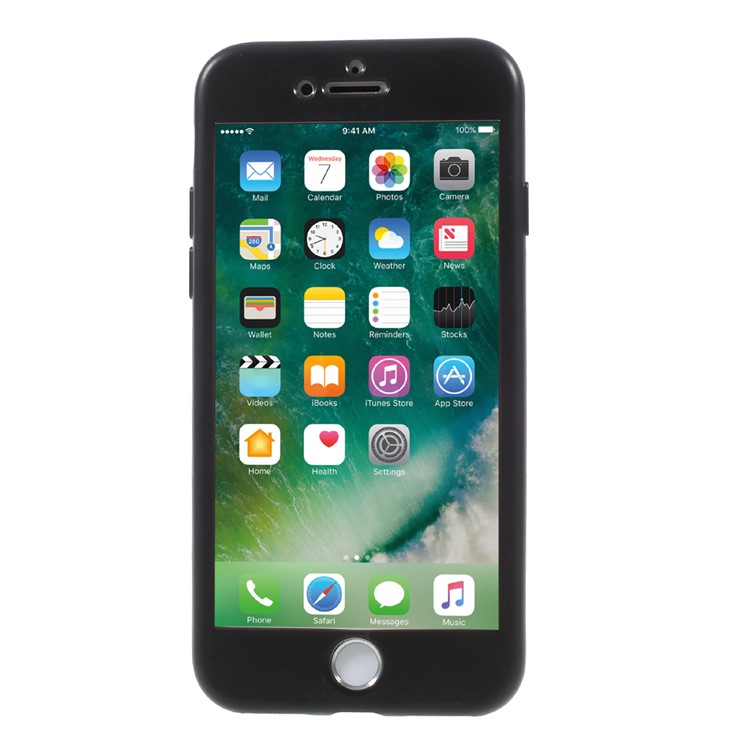 NXE Chinese Red Series TPU Back Case for iPhone 7 - Black-2