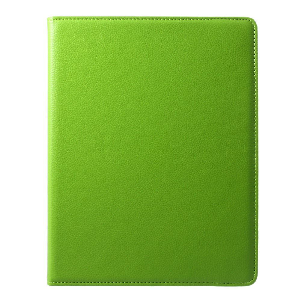 Litchi Skin PU Leather 360 Degree Rotary Stand Folio Case with Elastic Band for iPad 4/3/2 - Green-7
