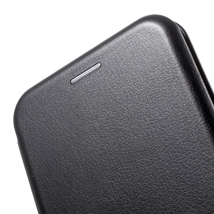 Auto-absorbed Leather Card Holder Phone Case for iPhone 8 - Black-8
