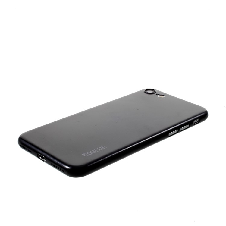 COBLUE Rubberized Super Slim PC Protection Back Case + Screen Protector Film for iPhone 7 4.7 inch - Black-3