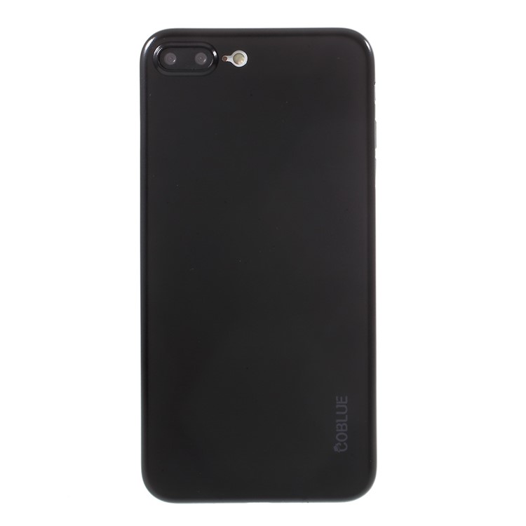 COBLUE Rubberized PC Protection Phone Case + Screen Protector Film for iPhone 7 Plus 5.5 inch - Black-2