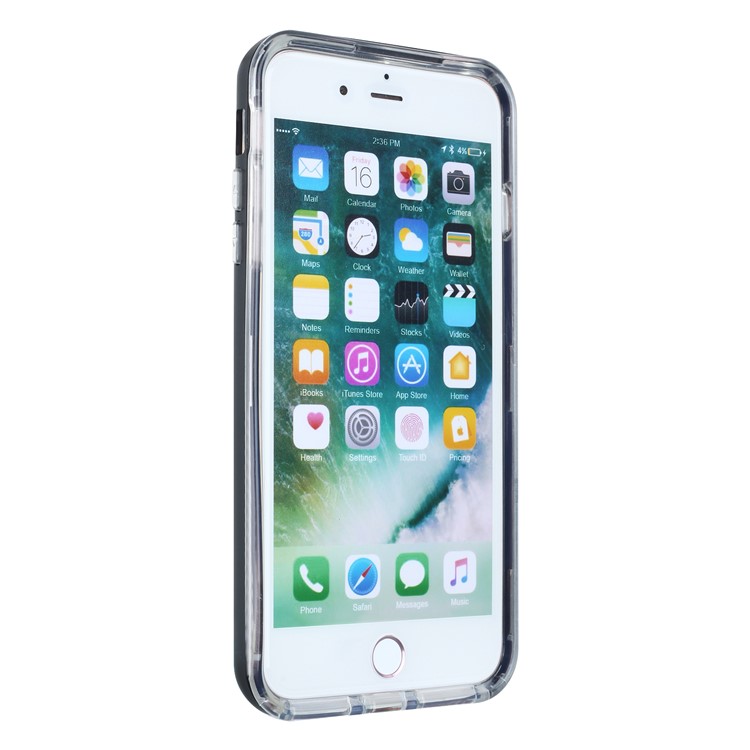 Diamond Decorated Shock Proof Protective TPU + PC Case for iphone 7 Plus - Black-7