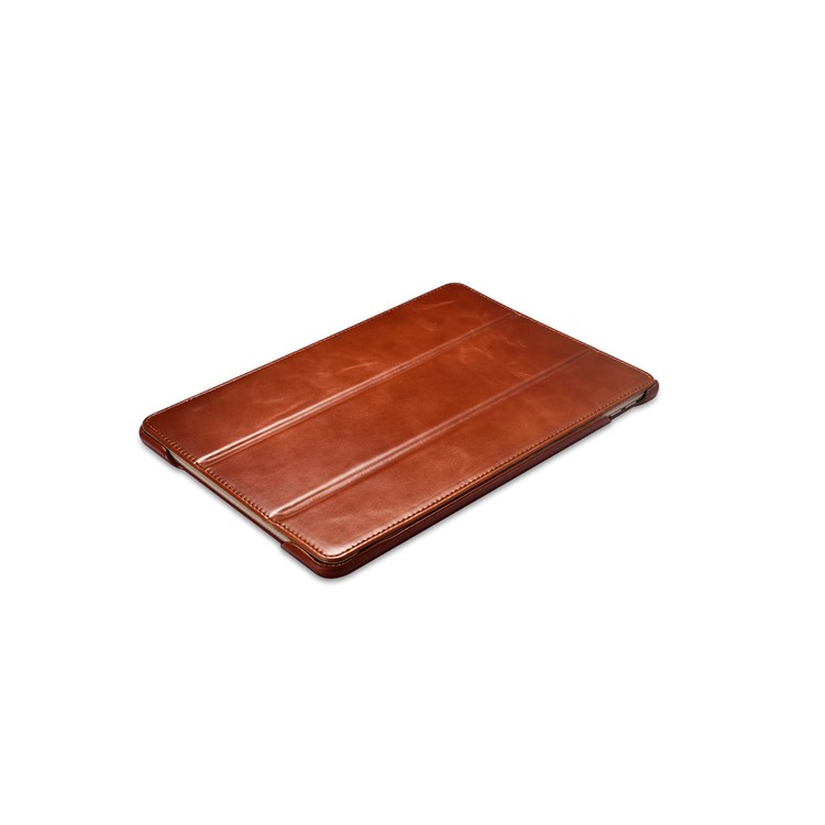 ICARER Awaken Genuine Leather Tri-fold Stand Shell for iPad Air 10.5 (2019) / Pro 10.5 (2017) - Brown-5