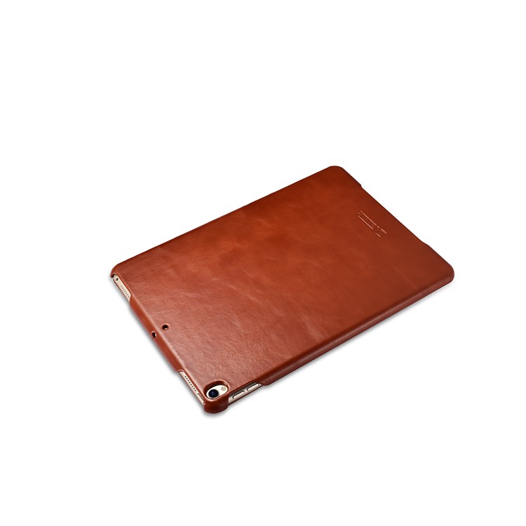 ICARER Awaken Genuine Leather Tri-fold Stand Shell for iPad Air 10.5 (2019) / Pro 10.5 (2017) - Brown-7