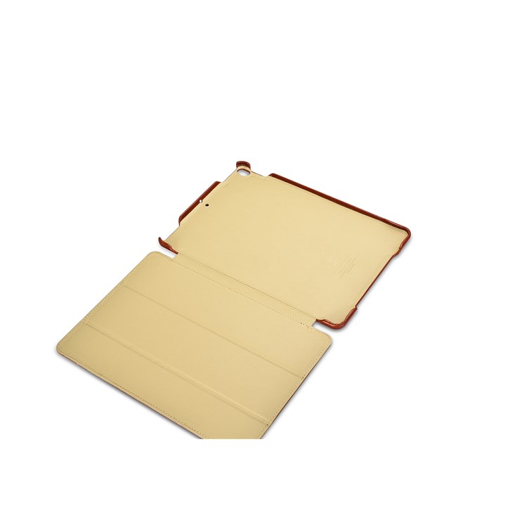 ICARER Awaken Genuine Leather Tri-fold Stand Shell for iPad Air 10.5 (2019) / Pro 10.5 (2017) - Brown-8