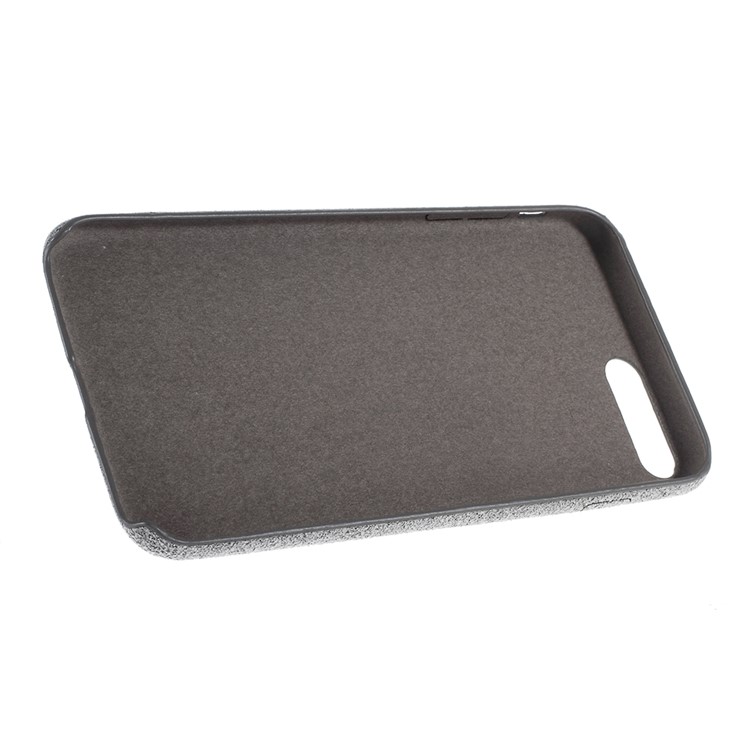 3D Dog's Tail Microfiber Coated Hard Plastic Case for iPhone 7 Plus - Grey-7