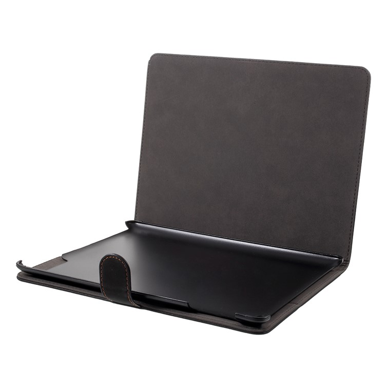 Retro Matte PU Leather Tablet Case with Stand for iPad 4 3 2 - Black-6