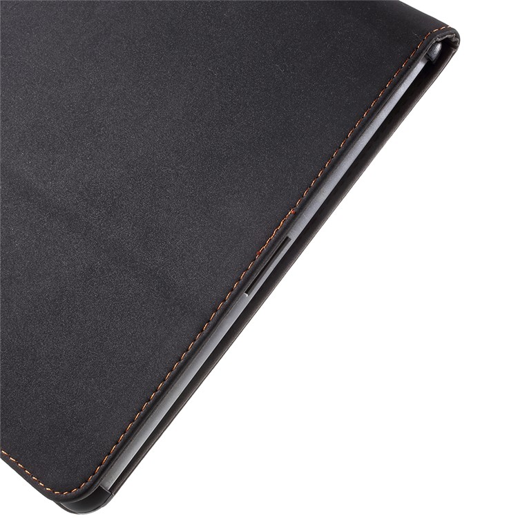 Retro Matte PU Leather Tablet Case with Stand for iPad 4 3 2 - Black-9