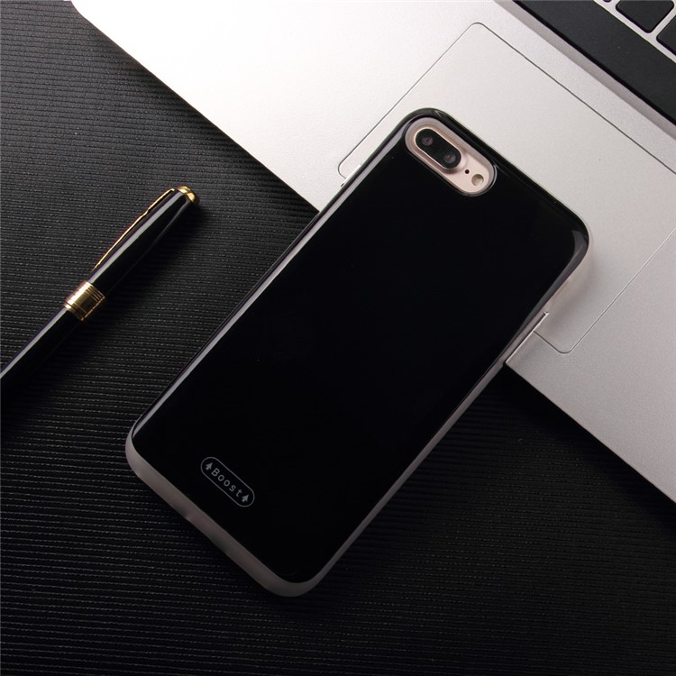 MOLAN CANO for iPhone 7 Plus 5.5-Inch Boost Series Detachable PC + TPU Cover Case with Hidden Card Holder - Black-1