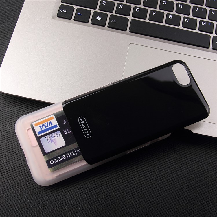 MOLAN CANO BOOST Series Detachable TPU + PC Mobile Phone Casing with Hidden Card Slot for iPhone 7 - Black-2