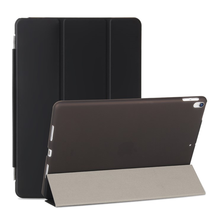 Tri-fold Stand Detachable 2-in-1 PU Leather Tablet Case for iPad Pro 10.5-inch (2017) - Black-1