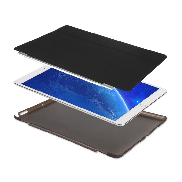 Tri-fold Stand Detachable 2-in-1 PU Leather Tablet Case for iPad Pro 10.5-inch (2017) - Black-6
