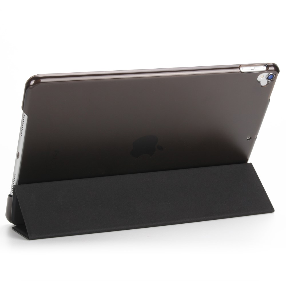 Stand Tri-Plier Stand Auto-Wake / Sleeple Cuir Protector Case Pour IPad Air 10.5 (2019) / Pro 10.5 (2017) - Noir