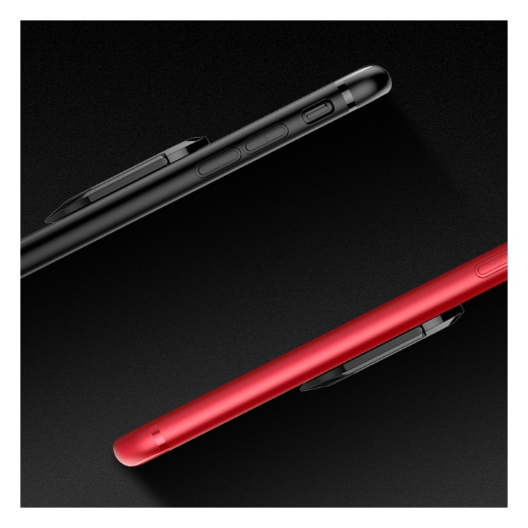 For iPhone 6s Plus / 6 Plus Magnetic Ring Holder Kickstand Matte TPU Phone Case - Black-13