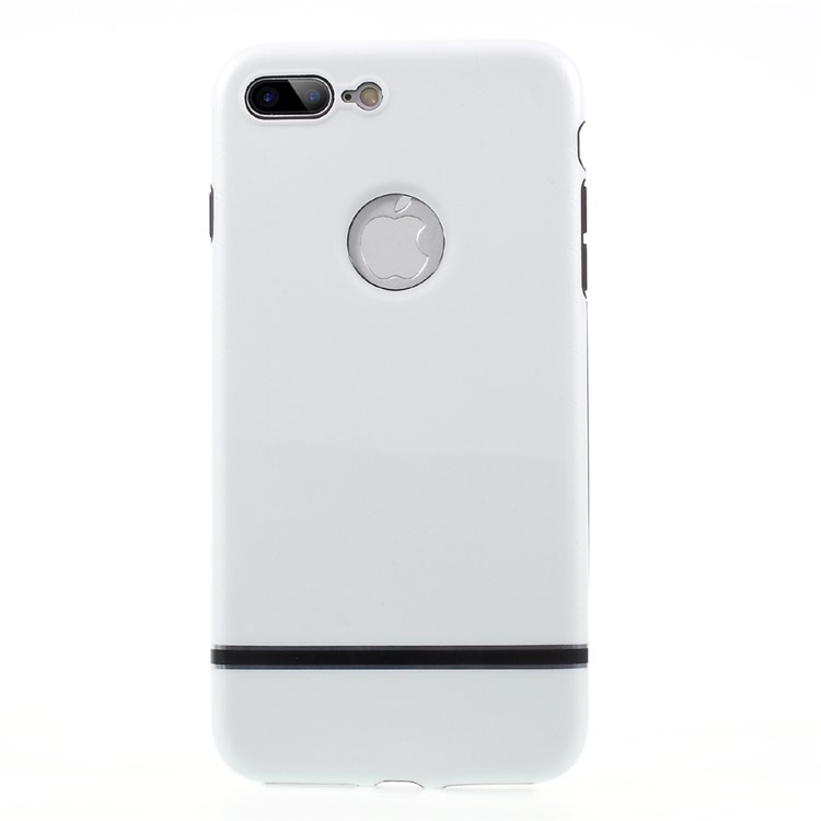 Shock-proof 2-in-1 Ultra-thin 360 Full Body Protection PC Phone Case for iPhone 7 Plus - White-2