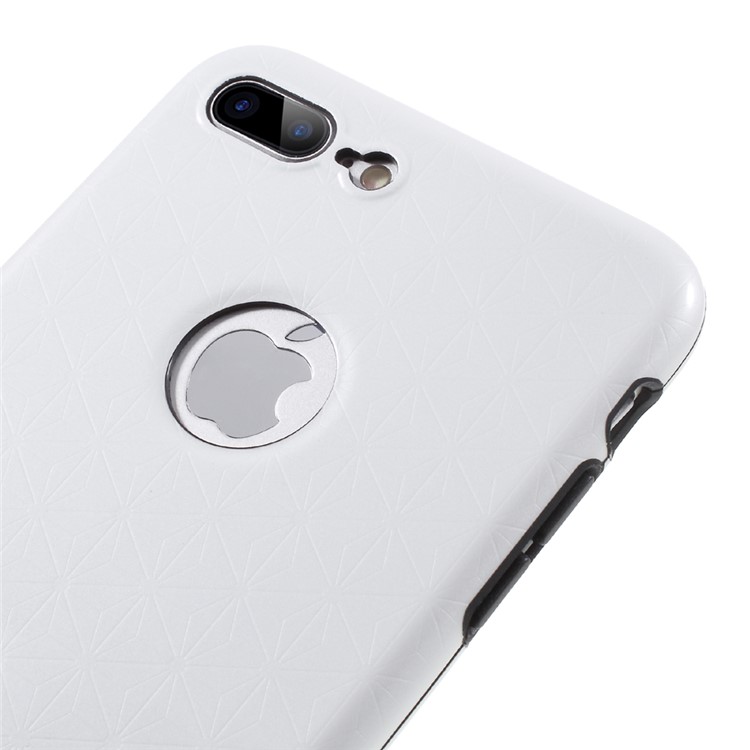 Shock-proof 2-in-1 Ultra-thin 360 Full Body Protection PC Phone Case for iPhone 7 Plus - White-3