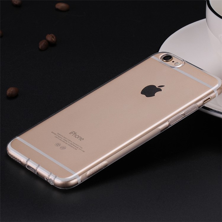 OUCASE Slim Crystal Flexible TPU Case for iPhone 6 / 6s - Transparent-1