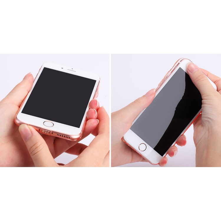OUCASE Slim Crystal Flexible TPU Case for iPhone 6 / 6s - Transparent-12