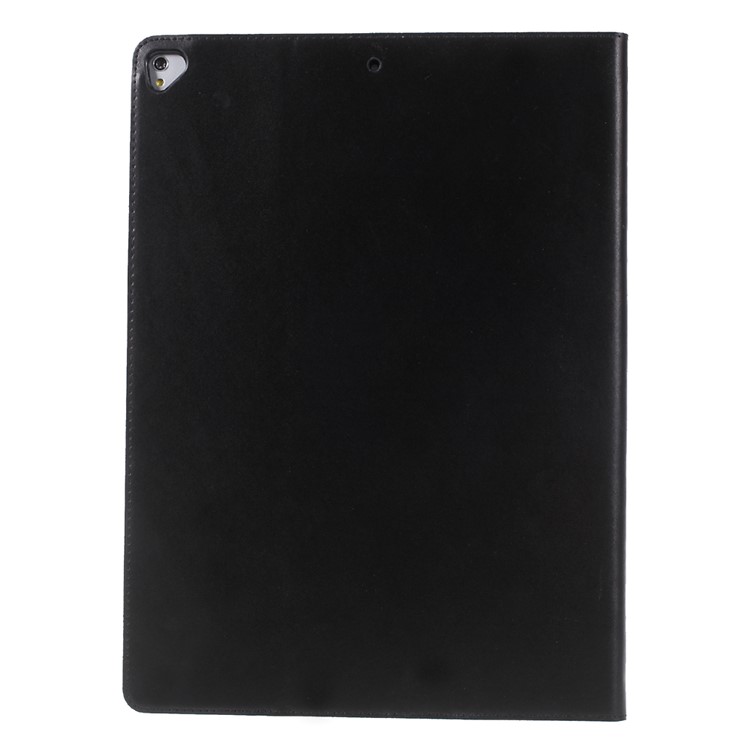 DOORMOON Genuine Leather Stand Tablet Case for iPad Pro 12.9 inch - Black-2