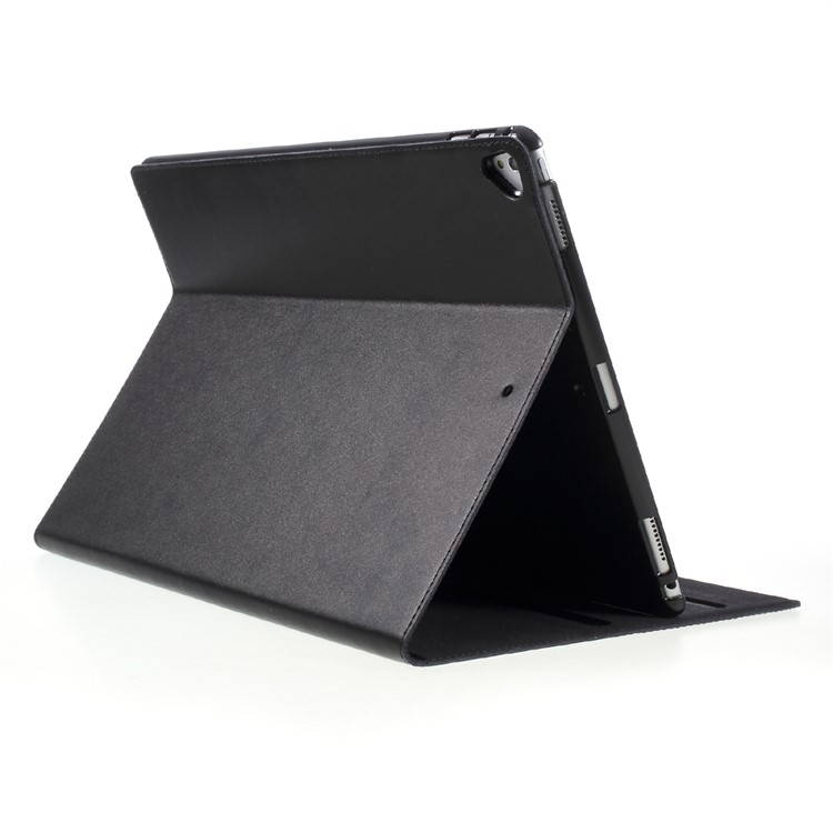 DOORMOON Genuine Leather Stand Tablet Case for iPad Pro 12.9 inch - Black-6