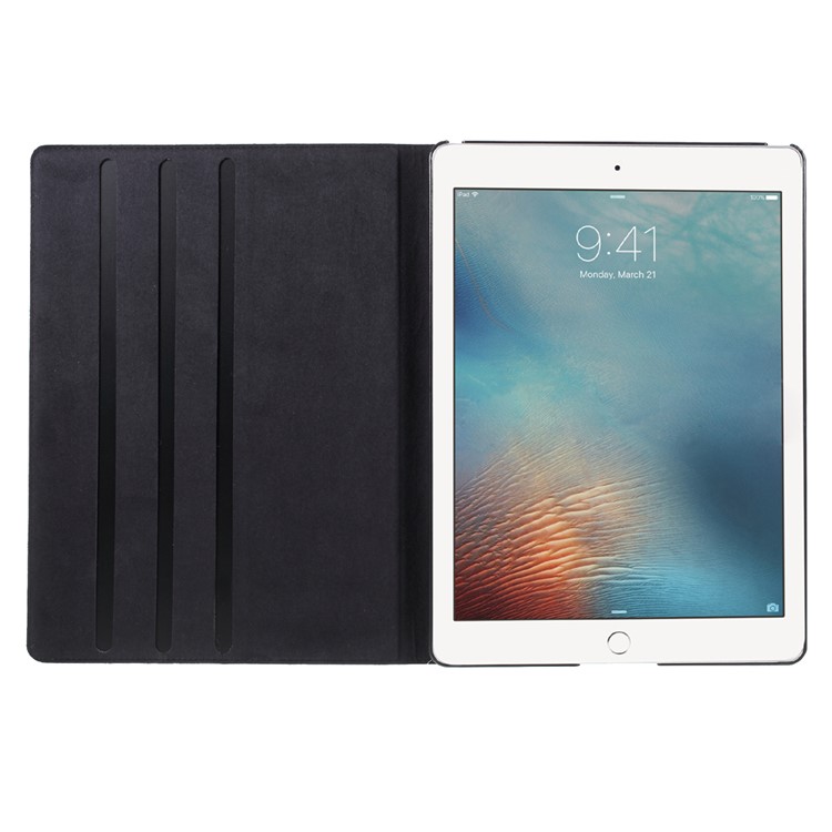 DOORMOON Genuine Leather Stand Tablet Case for iPad Pro 12.9 inch - Black-7