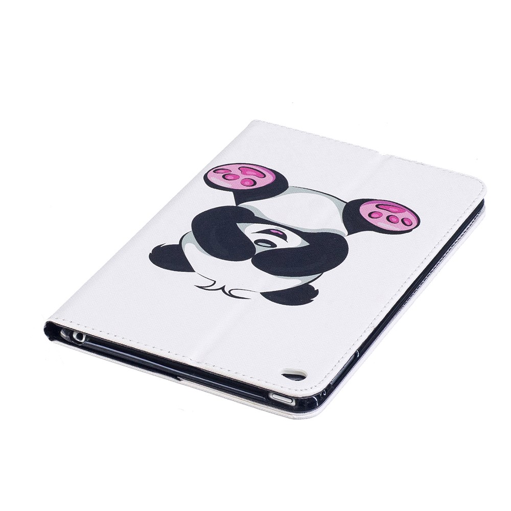 Pattern Printing Wallet Leather Stand Case for iPad mini 4 - Shy Panda-5
