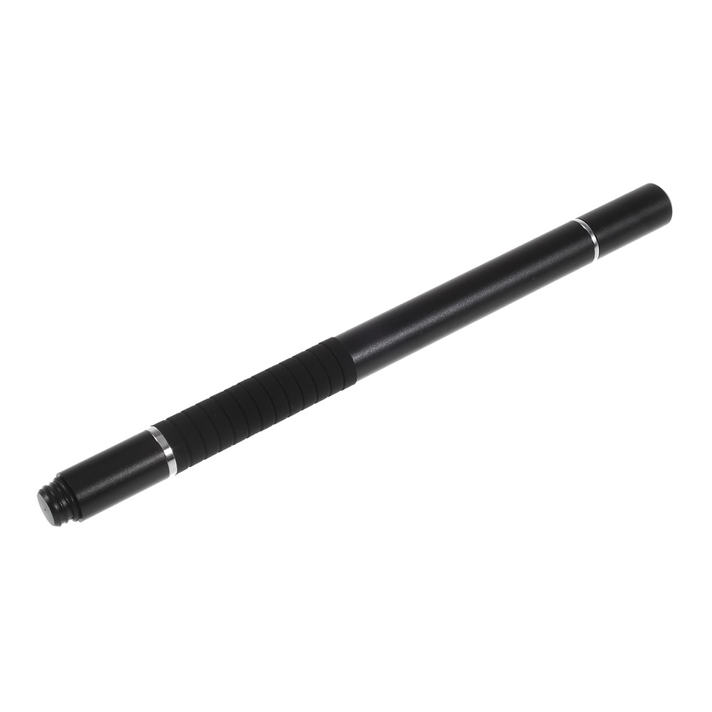 2 en 1 Stylet Tactile et Stylo à Billes Pour Les Appareils à Écran Tactile - le Noir