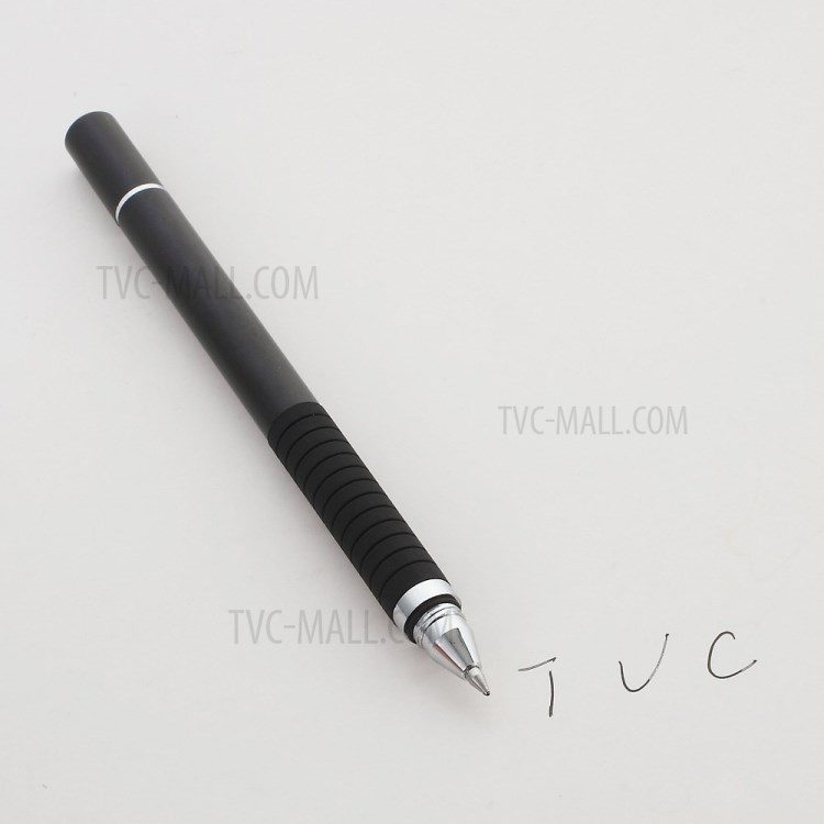 2 in 1 Stylus Touch Screen and Ball-point Pen for Touch Screen Devices - Black-6