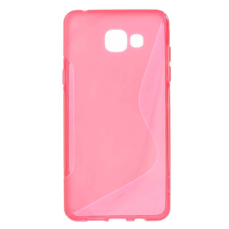 

S Shape TPU Case Shell for Samsung Galaxy A5 SM-A510F (2016) - Rose