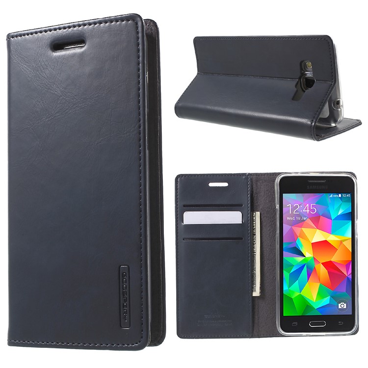 

MERCURY GOOSPERY for Samsung Grand Prime G530 Blue Moon Leather Case - Dark Blue