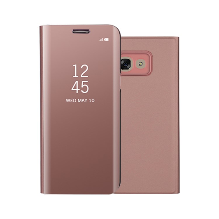 

Plated Mirror Surface Leather View Window Shell for Samsung Galaxy A7 (2017) - Rose Gold, Galaxy A7 (2017)