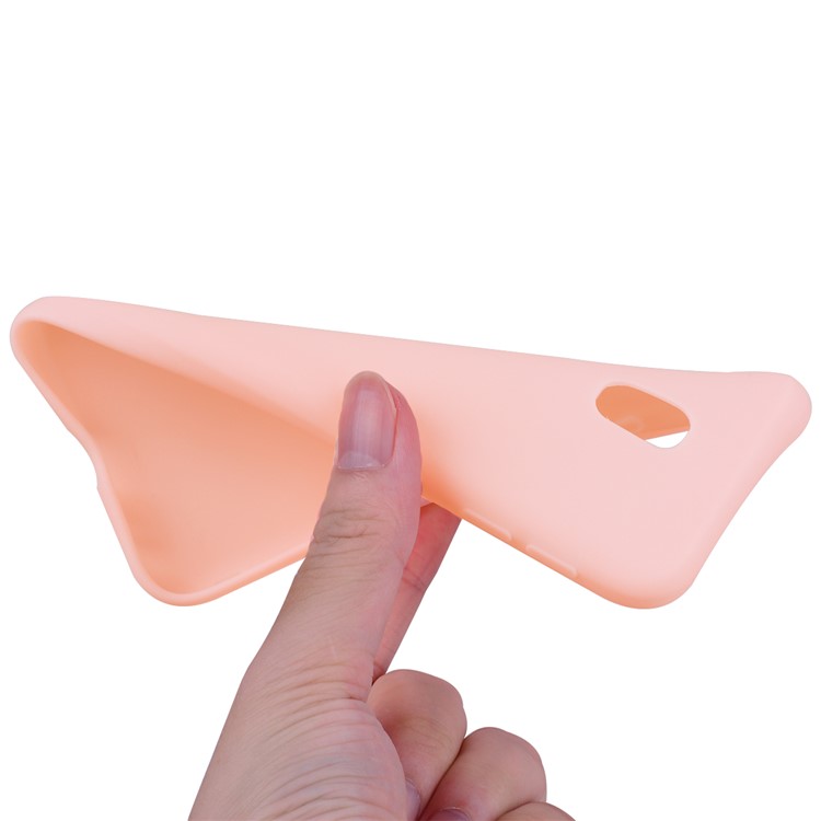 mat contre-Étui TPU pour téléphone portable pour Nokia Samsung Galaxy J3(2017) EU version - Rose-7