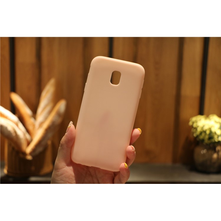 mat contre-Étui TPU pour téléphone portable pour Nokia Samsung Galaxy J3(2017) EU version - Rose-8