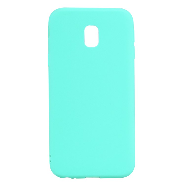 mat contre-Rechargez le boîtier de téléphone cellulaire TPU pour Samsung Samsung Galaxy J3(2017) EU version - Cyan-2
