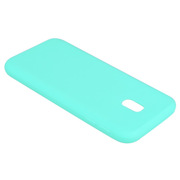 mat contre-Rechargez le boîtier de téléphone cellulaire TPU pour Samsung Samsung Galaxy J3(2017) EU version - Cyan-5
